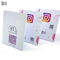 Présentoir NFC Scan de commentaires d'affaires pour Google Review QR Code RFID NFC Stand
