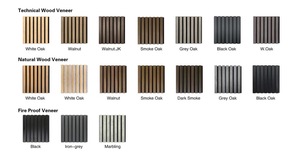 Panel acústico de madera con listones, pared insonorizada, fibra de poliéster, listón de madera acústico, paneles Akustik de pared - Product Image 6