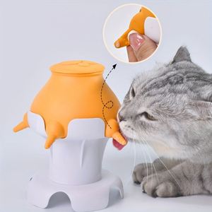 Bol à alimentation lente : Bol d'alimentation portable en silicone pour animaux de compagnie, kit de voyage et biberon - Product Image 3