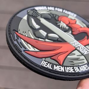 Écussons PVC personnalisés avec logo, à coudre ou thermocollants, badges en caoutchouc gaufré 2D 3D, patchs en silicone souple ou PVC pour vêtements - Product Image 3