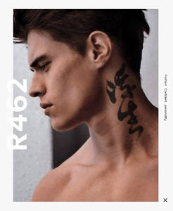 Venta al por mayor personalizado negro hecho a mano semipermanente tatuaje temporal pegatina inspirado en jugo de <span class=keywords><strong>Shein</strong></span> impermeable - Product Image 4