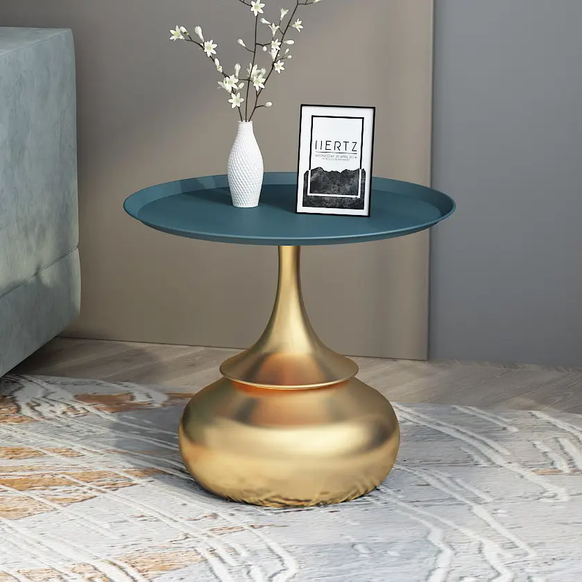 नॉर्डिक आधुनिक संगमरमर सोफे कॉफी टेबल के रहने कक्ष सरल दौर रचनात्मक स्लेट साइड टेबल प्रकाश लक्जरी लौह कला