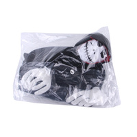 Costume de chien fantôme squelette d'Halloween, tenue amusante de Grim Reaper 3D, vêtements de fête cosplay pour animaux de compagnie avec sangle de poitrine réglable