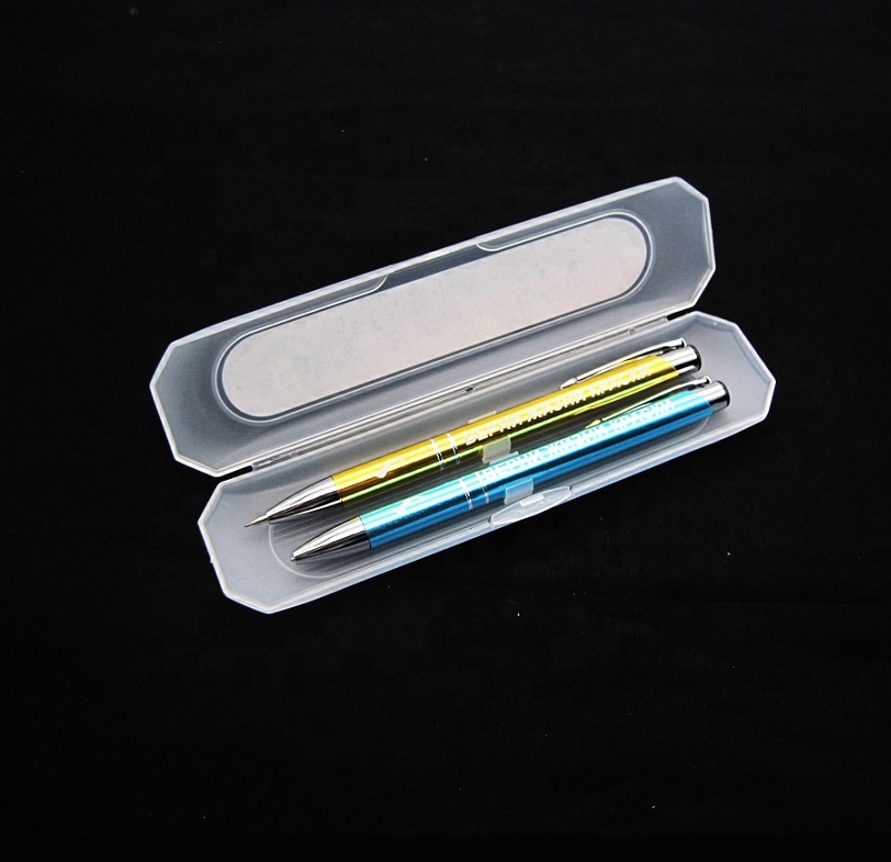 Механический Карандаш 0,5 мм, Лидер продаж на заказ, металлический алюминиевый механический карандаш 0,5 мм, набор в коробке для офиса, деловой подарок