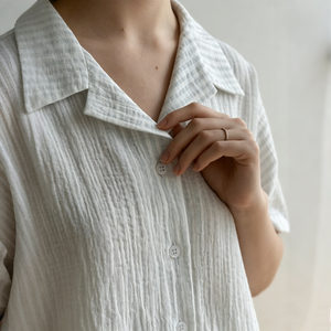 Pigiama in Mussola di Cotone Hongbo, Set con Pantaloncini per Donna, Abbigliamento da Notte e Relax, Nuovi Stili Personalizzabili all'Ingrosso - Product Image 4