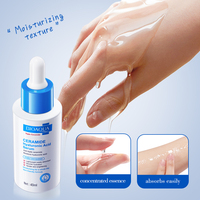 Sérum hydratant à l'acide hyaluronique et aux céramides Bioaqua en marque privée OEM, sérum réparateur apaisant pour le soin de la peau du visage