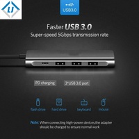 HUB USB Type C USB 3.0 HUB HDMI VGA RJ45 Thunderbolt 3 Adaptateur Fr Macbook
