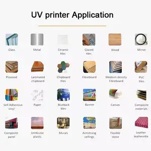 Impressora uv multifuncional, jato de tinta a3 a4 impressora lisa para madeira mylar saco garrafa negócios cartão pcb impressão caneta