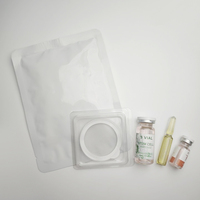 Nouvel outil de beauté pour usage domestique avec 1064 aiguilles Micro-puce Acide hyaluronique 10ml Ampoule Tampon en silicone réutilisable Masque facial en feuille à base de plantes
