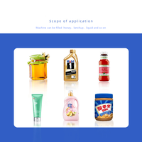 Machine pneumatique semi-automatique Offre Spéciale pour la pâte de miel huile liquide eau pure shampooing ketchup bocaux en verre en plastique pour boisson