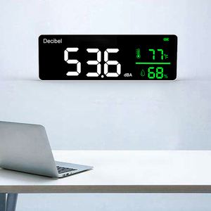 Wall Mounted <strong>Sound</strong> <strong>Level</strong> <strong>Meter</strong> Noise Detector Decibel Frequency Tester With Led Screen Usb Cable Ear Health Testing Equipment - Product Image 5
