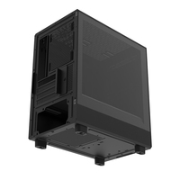 ALSEYE Computer Case RAMS 2.0(Black) M-ATX Black Color PC Case with Fan Speed