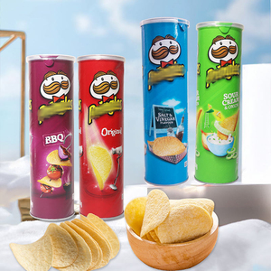 Wholesale Potato Chips <strong>Pringle</strong> Canned Puffed Food Snack Exotic Snack Potato Chips - Product Image 3