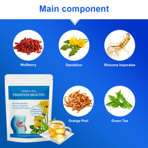 OEM Custom Organic Herbal Men's Health Body Care Diet Supplement Prostate Flavored Tea ISO Halal Certified <strong>Fresh</strong> Fragrance - Product Image 2