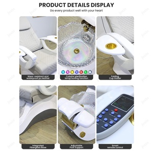 Sillón de Pedicura de Lujo <span class=keywords><strong>para</strong></span> Salón de Belleza y Salón de Uñas, Ergonómico, con Calor y Jets de Masaje - Product Image 6