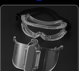 Écran de protection facial monté sur la tête en stock du fabricant pour éviter les éclaboussures Conception anti-buée avec filtres remplaçables - Product Image 5