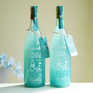 Bouteilles <span class=keywords><strong>de</strong></span> <span class=keywords><strong>vin</strong></span> et <span class=keywords><strong>de</strong></span> vodka en verre givré blanc personnalisées les plus populaires avec bouchons en liège en provenance du Shandong - Product Image 5