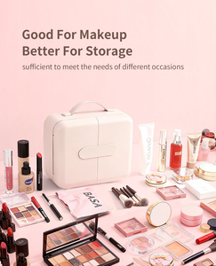 תיק איפור OBOX קולקציה חדשה, תיק רחצה גדול מקטגוריית PU, נרתיק קוסמטיקה נוח לנסיעות וטיולים - Product Image 4