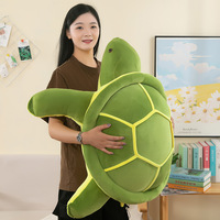 Peluche Tortue Marine en Polyester 31cm-50cm – Cadeau d'Anniversaire Unisexe Thème Aquarium – Vente en Gros – Adorable Animal de Compagnie