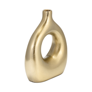Vaso in Metallo a Cerchio Cavo, Vaso Moderno per Fiori, Decorazione per la Casa, Centrotavola, Esposizione per Camera da Letto - Product Image 2