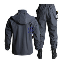 Vêtements de travail résistants aux déchirures pour hommes en gros, vêtements tactiques coupe-vent imperméables, combinaison tactique