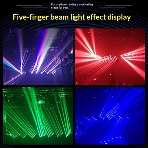 Barra de Luces Móviles de 5 Cabezas, Iluminación LED Multi-Beam para Conciertos, Eventos y Espectáculos Profesionales - Product Image 6