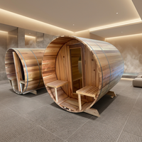 Ruang Sauna Ukuran Khusus yang Cocok untuk Vila, Hotel, dan Pusat Kebugaran, Pemasangan di Dalam Ruangan yang Praktis