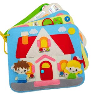 Montessori giocattolo educativo regalo per bambini occupato tranquillo libro <span class=keywords><strong>il</strong></span> <span class=keywords><strong>mio</strong></span> primo libro ha sentito la bambola della casa delle bambole per l'apprendimento e <span class=keywords><strong>il</strong></span> gioco - Product Image 1