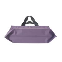 Sac de courses en plastique transparent mat avec poignée souple en LDPE, logo personnalisé imprimé, pour boulangerie et épicerie