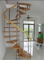 Escalier en colimaçon moderne personnalisé pour intérieur de maison CBMmart, tube rond intérieur, villa, escalier en spirale circulaire
