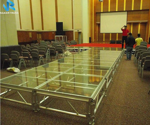 Rõ Ràng Sự Kiện Buổi Hòa Nhạc Acrylic/<span class=keywords><strong>Plexiglass</strong></span> Nền Tảng Di Động Giai Đoạn - Product Image 1