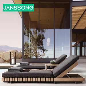 Juego <span class=keywords><strong>de</strong></span> <span class=keywords><strong>tumbona</strong></span> <span class=keywords><strong>de</strong></span> madera <span class=keywords><strong>de</strong></span> lujo para todo tipo <span class=keywords><strong>de</strong></span> clima, piscina exterior impermeable para cojín, Playa y jardín para uso en Hotel, juego <span class=keywords><strong>de</strong></span> <span class=keywords><strong>tumbona</strong></span> <span class=keywords><strong>de</strong></span> <span class=keywords><strong>teca</strong></span> - Product Image 6