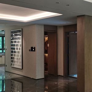 Puertas de Madera Precolgadas Modernas para Interiores y Exteriores, para Cocina, Dormitorio, Villa y Hotel, con Diseño Decorativo - Product Image 1