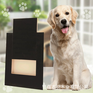 Raspador de uñas para perros de madera maciza transfronterizo, con dispensador de golosinas oculto y lima de uñas extraíble de papel de lija reemplazable para mascotas. - Product Image 1