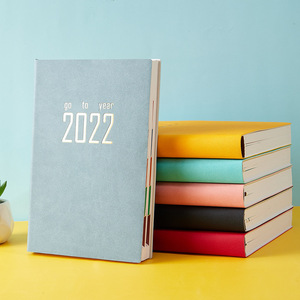 Custom Pu Leather Planner Cover A5/A6 Thermal Binding Bound Planner Agenda Book