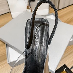 Wrinkle Sandalias Mujer Slide <b>Pointed</b> <b>Toe</b> Designer Women <b>Mules</b> <b>Pointed</b> <b>Toe</b> Women Heels 2025 - Product Image 6