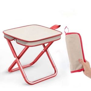 Chaise pliante portable de camping et de loisirs avec logo personnalisé, idéale pour l'extérieur, la pêche, le tourisme, ou comme siège de poche pour chevaux. - Product Image 3