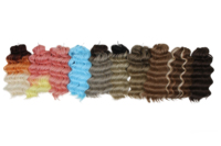Extensions de cheveux synthétiques brésiliennes de luxe Factory Anna Ariel Luxe Manasi Jessica, résistantes à la chaleur, en fibre bioprotéinée, pour crochet.