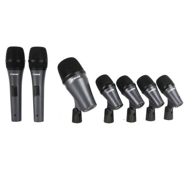 7 Pcs Drum Microphone Set Instrument Microphone
