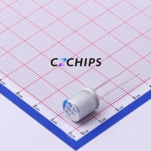 BC025M681LO10*12L-1A4T Solid <b>Capacitor</b> Through hole Component (THT),D10xL12mm 680uF 20% 25V 4.1A100kHz - Product Image 1