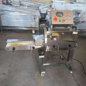 Máquina Cortadora de Carne Cocida Automática CE de Alta Eficiencia con Cinta Transportadora para Fábricas de Jamón, Pollo y Carne de Res - Product Image 3