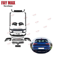Kit complet de pare-chocs avant style R pour VW Golf 8, ensemble de pare-chocs complet avec jupes latérales et diffuseur arrière