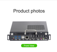 Komputer OPS 195*180*32mm Intel Generasi ke-12 Core I5-12450H 2*DDR4 8GB 16GB RAM SSD 80 Pin Papan Tulis Interaktif OPS Mini PC