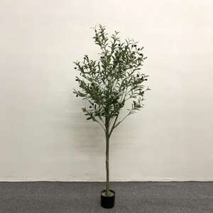 Vente chaude À La Main Arbre Plantes Dans Des Pots <span class=keywords><strong>Olivier</strong></span> Plantes Artificielles pour La Décoration Intérieure Extérieure Décoration - Product Image 2