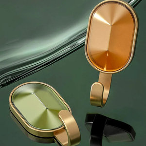 Light Luxury Door Behind Wall <b>Hanging</b> <b>Clothes</b> Free Punching Adhesive Hook Traceless Sticky Hook - Product Image 2