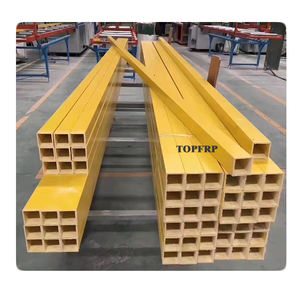 Ingrosso tubo quadrato in fibra di vetro ad alta resistenza in fibra di vetro rinforzato con resina epossidica - Product Image 2