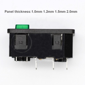 ICE320 Ổ Cắm Điện Xoay Chiều C14 Với Công Tắc Bật Tắt Được Chiếu Sáng Và Giá Đỡ Cầu Chì Ổ Cắm Điện 3 Chấu 10A 250V Có Giá Gắn Bảng Điều Khiển - Product Image 4