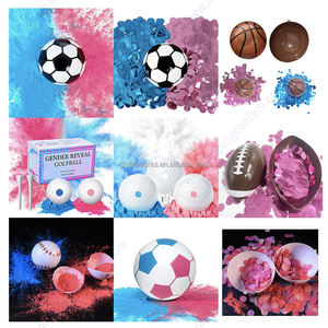 Fête Holi confettis <span class=keywords><strong>panier</strong></span> Golf Base football rose bleu garçon fille décoration poudre Kit sexe révéler ballon <span class=keywords><strong>de</strong></span> Football bébé douche - Product Image 3