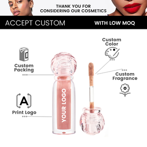 Maquillage Gloss à Lèvres en Tube Bonbon Marque Blanche Vente en Gros Végan et Sans Cruauté Longue Tenue <span class=keywords><strong>Prix</strong></span> d'Usine - Product Image 4