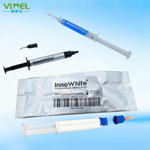 Gel blanchissant pour les dents à double tube de 5 ml avec embout de mélange, utilisation à domicile, protection des gencives et désensibilisant dentaire - Product Image 1